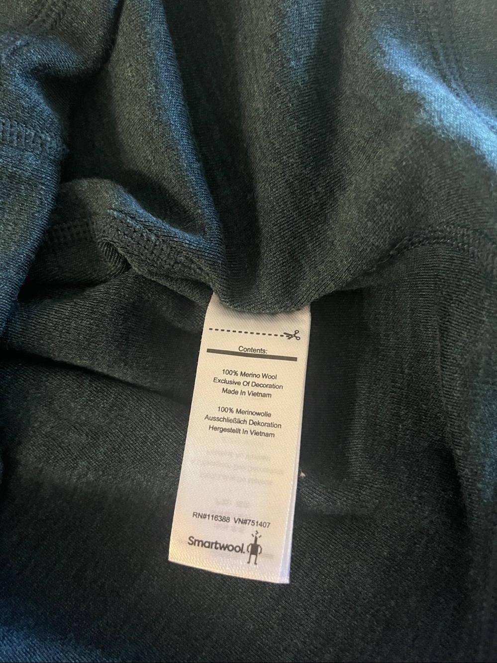 Smartwool Merino Wool Base Layer Size Small - Picture 9 of 10